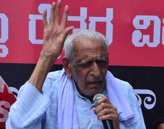h s dorai swamy, karanataka freedom fighter, land struggle,
