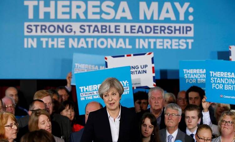 theresa may, british election,conservative party