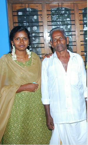 preethi and father, facebook post, viral