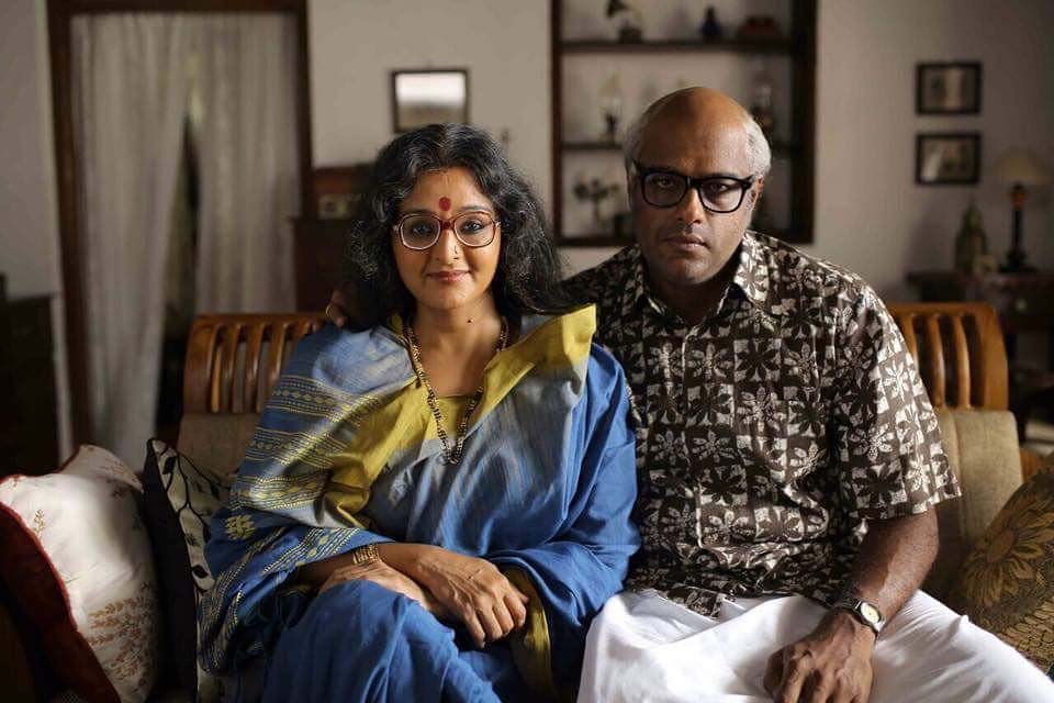 Manju Warrier and Murali Gopy in Malayalam Feature Film 'Aami'