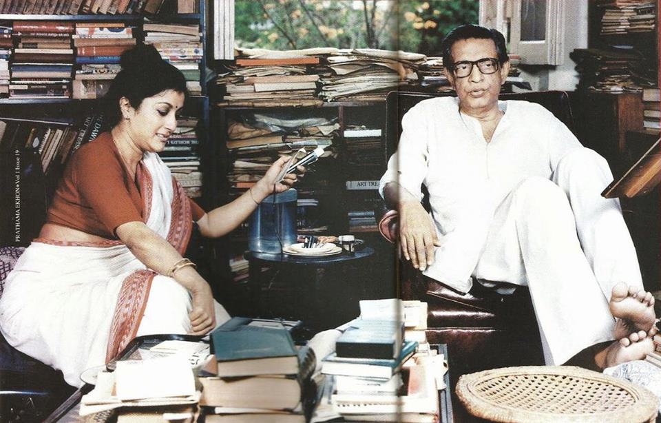 Aparna Sen interviewing Satyajit Ray