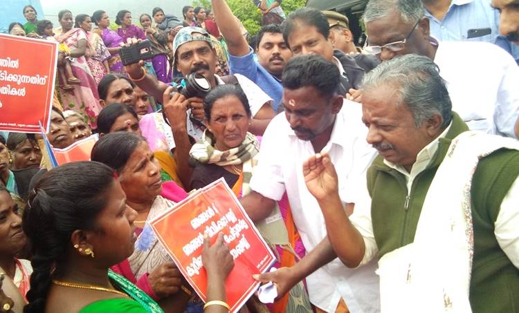 forest minister raju in idukki