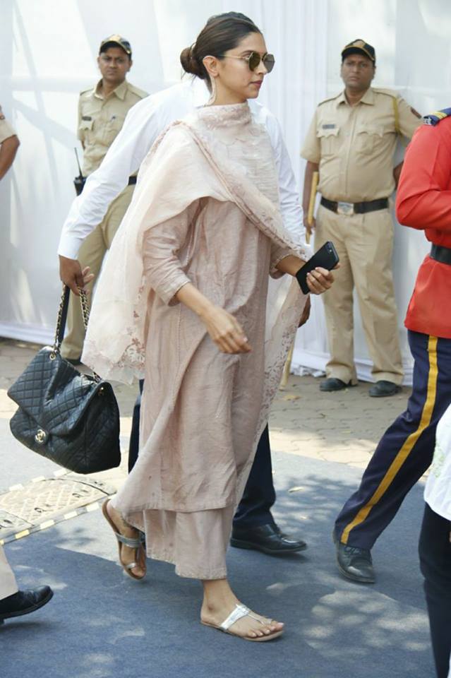 Deepika Padukone at Sridevi's Funeral