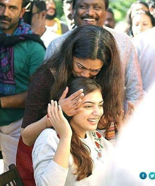 Anjali Menon Nazriya at Koode Film Location