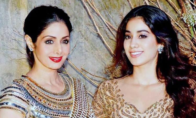 Janhavi Kapoor and Sridevi