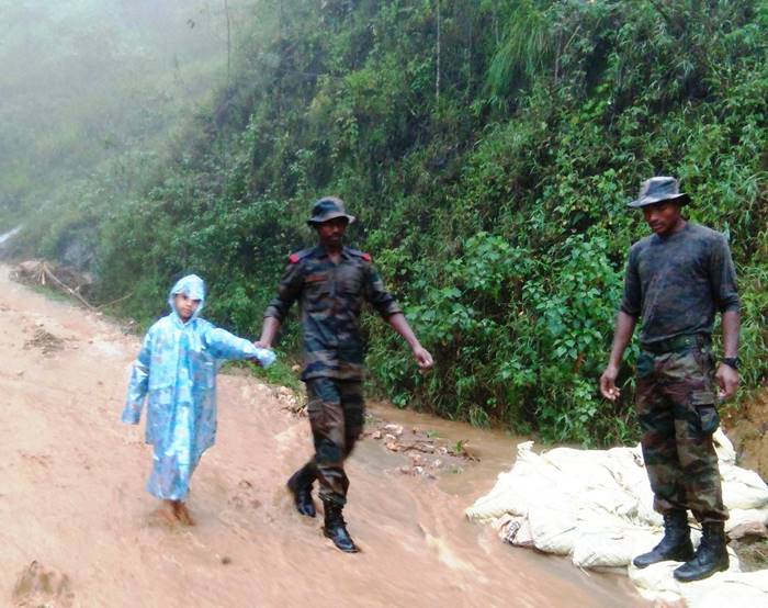 rescue operation in plum judi resort in munnar