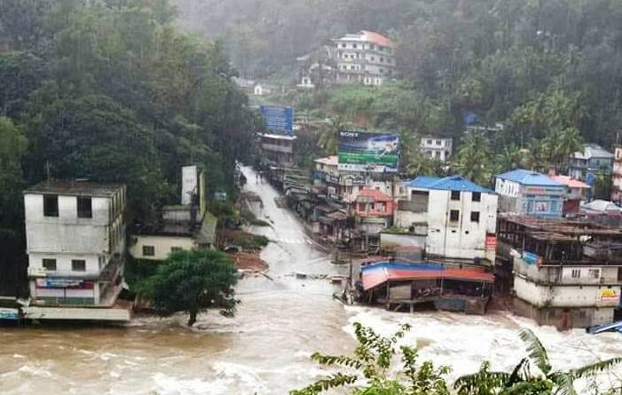 kerala flood, flood in cheruthoni town