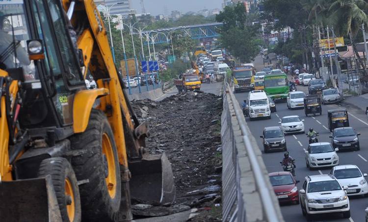 Palarivattam fly over, reconstruction , Kochi