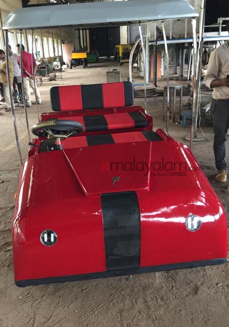 E Car, ഇലക്ട്രോണിക് കാർ, MD Jose, എം.ഡി.ജോസ്, First E Car in India, ഇന്ത്യയിലെ ആദ്യ ഇലക്ട്രിക് കാർ, E Car in Chalakudy, ഇലക്ട്രിക് കാർ ചാലക്കുടി, IE Malayalam, ഐഇ മലയാളം